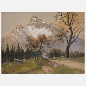 Franz Moro, "Untersberg bei Salzburg"
