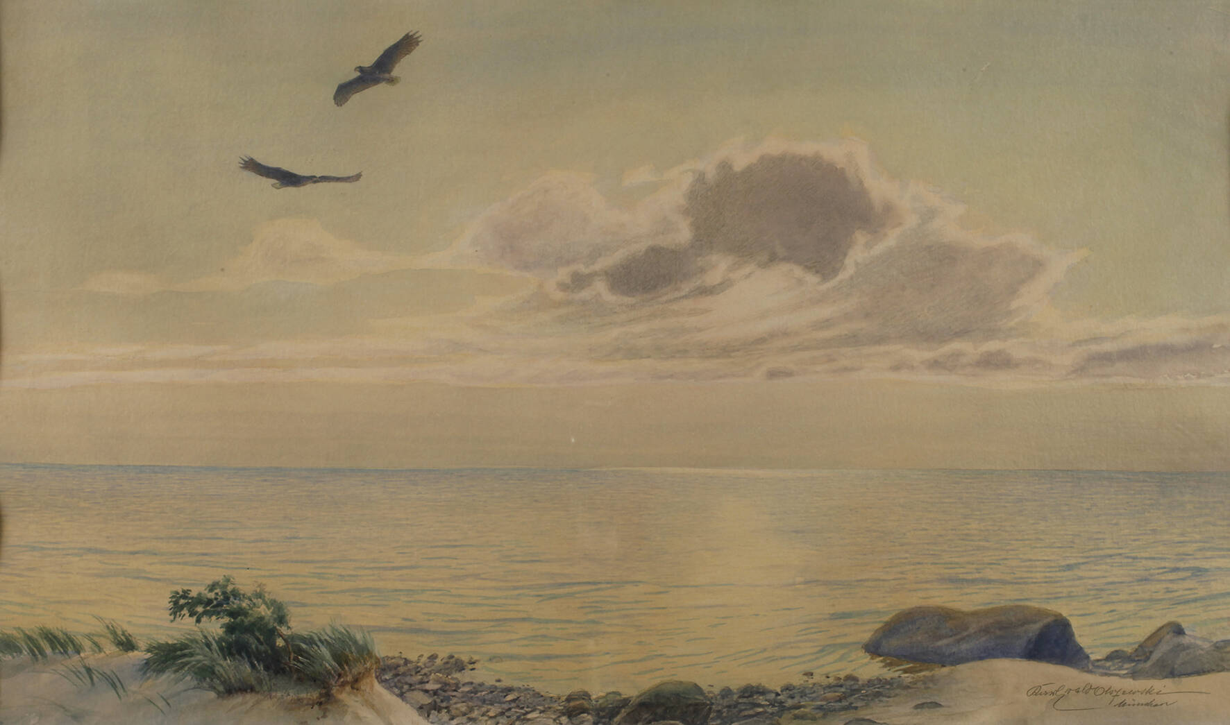 Karl Ewald Olszewski, "Kreisende Seeadler"
