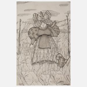 Carl Strathmann, Frau mit Hörrohr