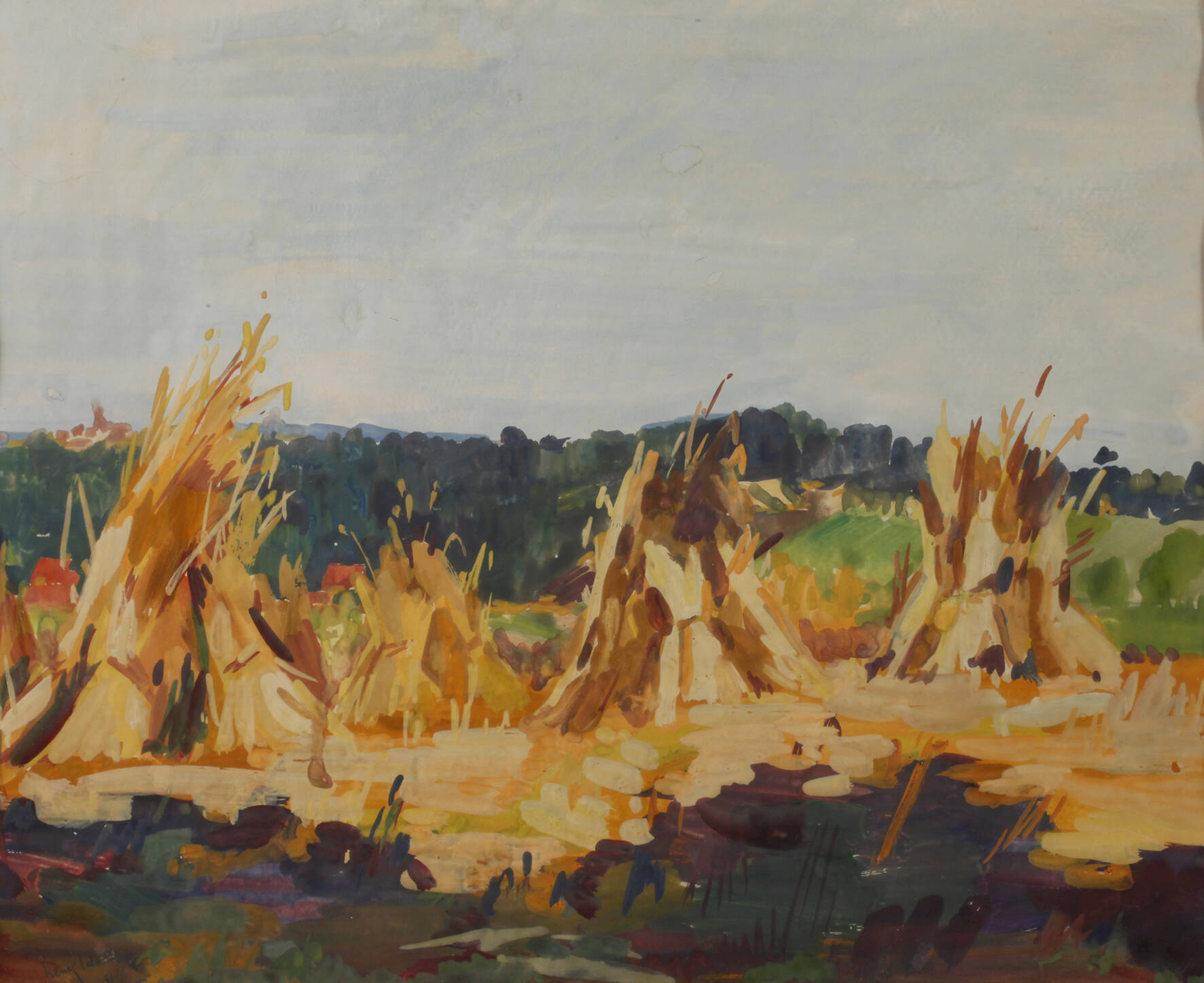 "Landschaft bei Dachau"