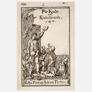 Wilhelm Claudius, attr., Illustrationszeichnung