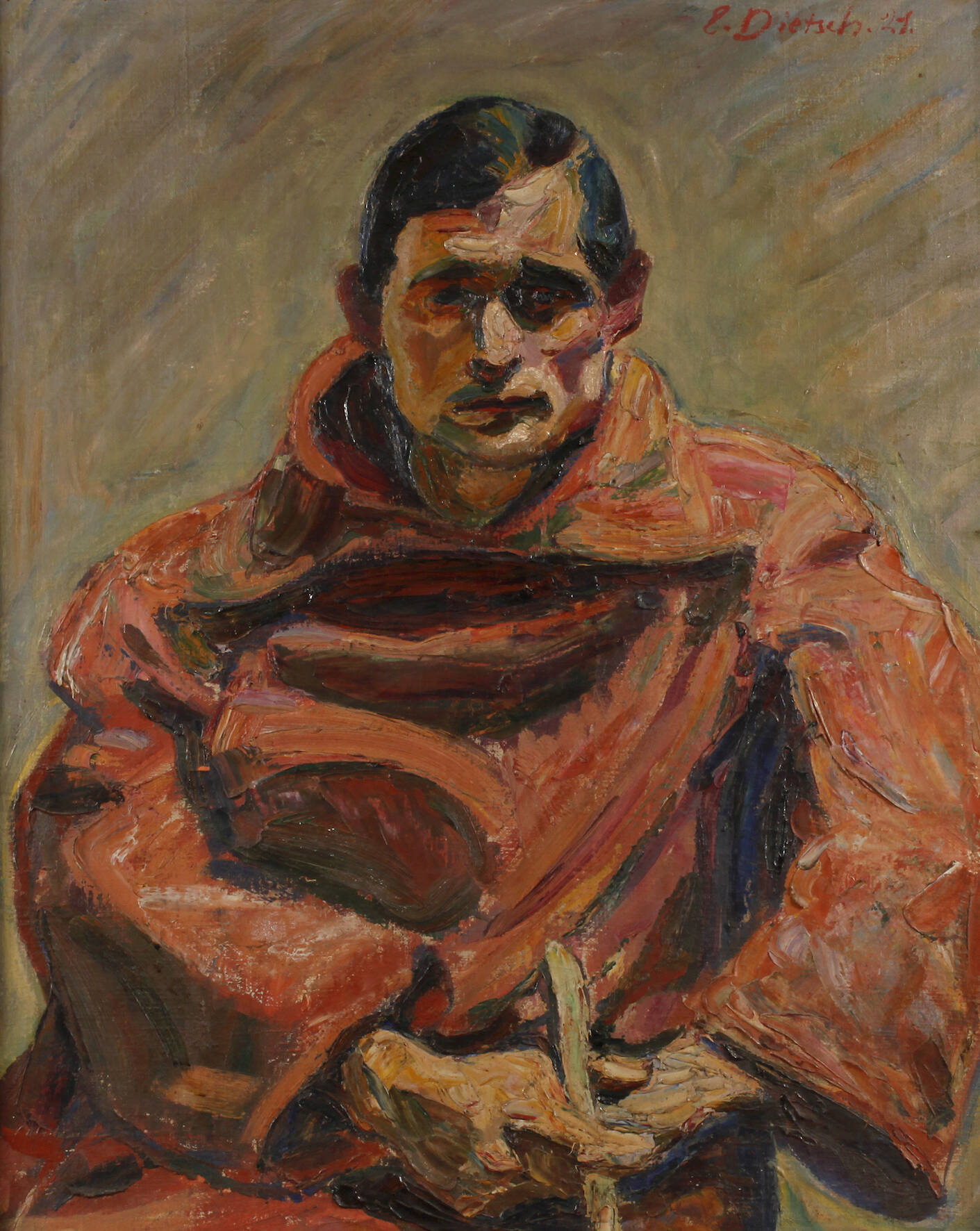 Ernst Dietsch, Bildnis eines Mönchs