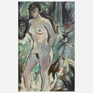 Walter Helbig, Stehender Mädchenakt