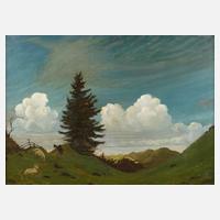 Hanns Herzing, "Baum im Wolkenspiel"111