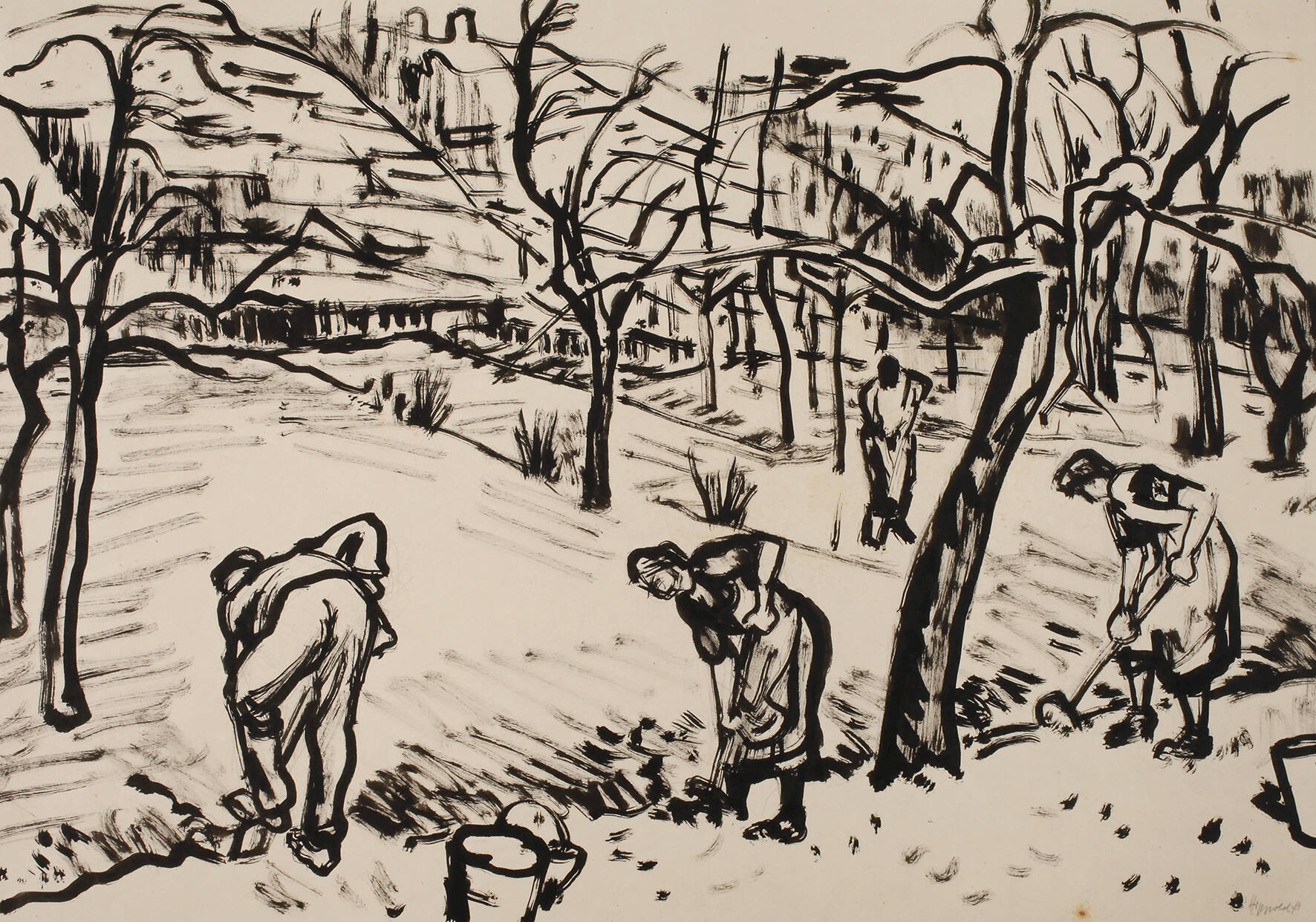 Erhard Hippold, Bei der Ernte