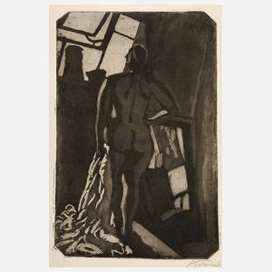 Hans Körnig, Akt im Atelier
