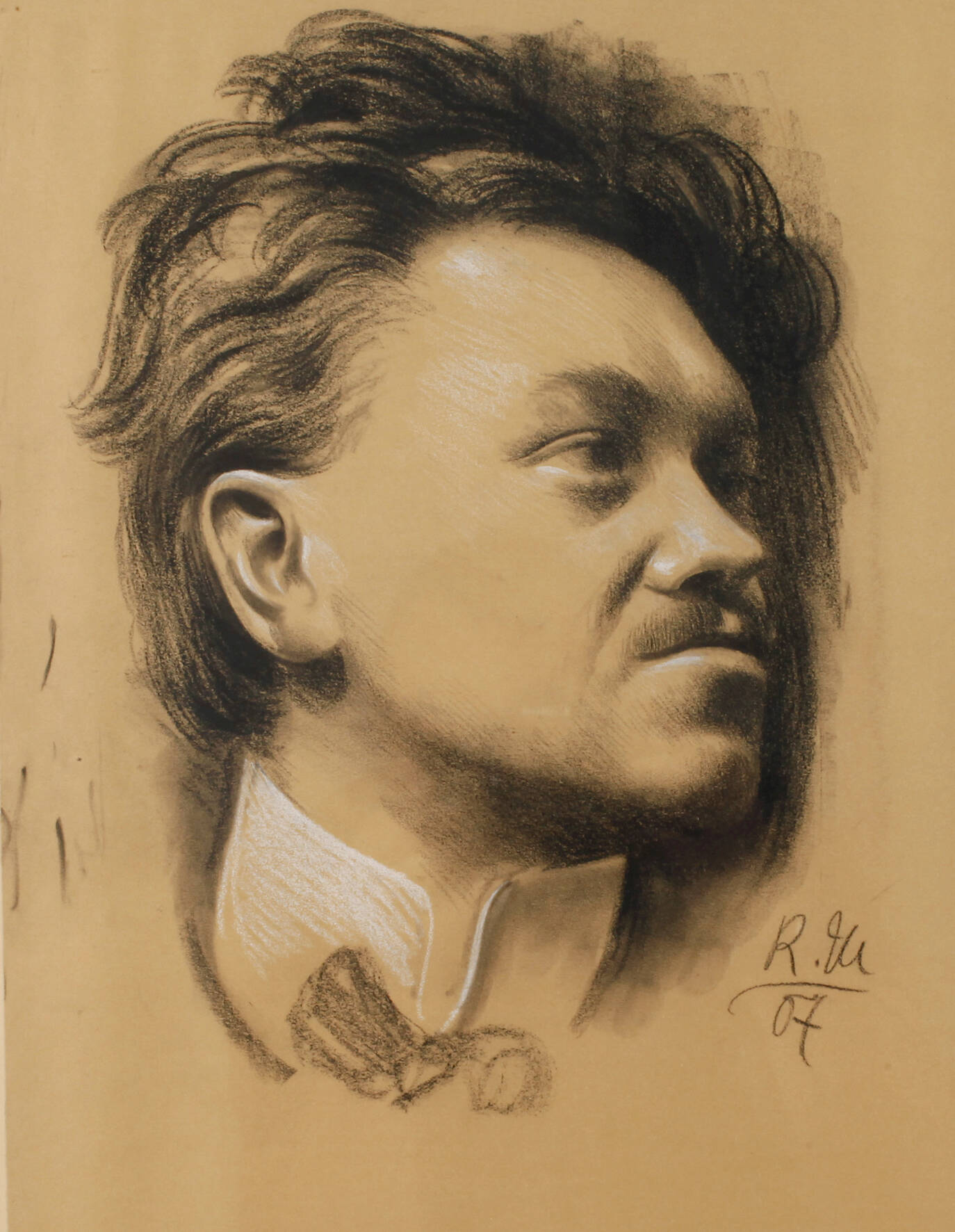 Prof. Richard Müller, Portrait Carl Walther