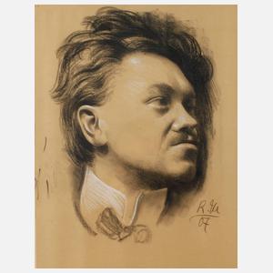 Prof. Richard Müller, Portrait Carl Walther