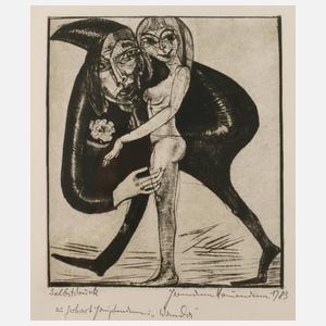 Hermann Naumann, "zu Gerhart Hauptmann - Wanda"