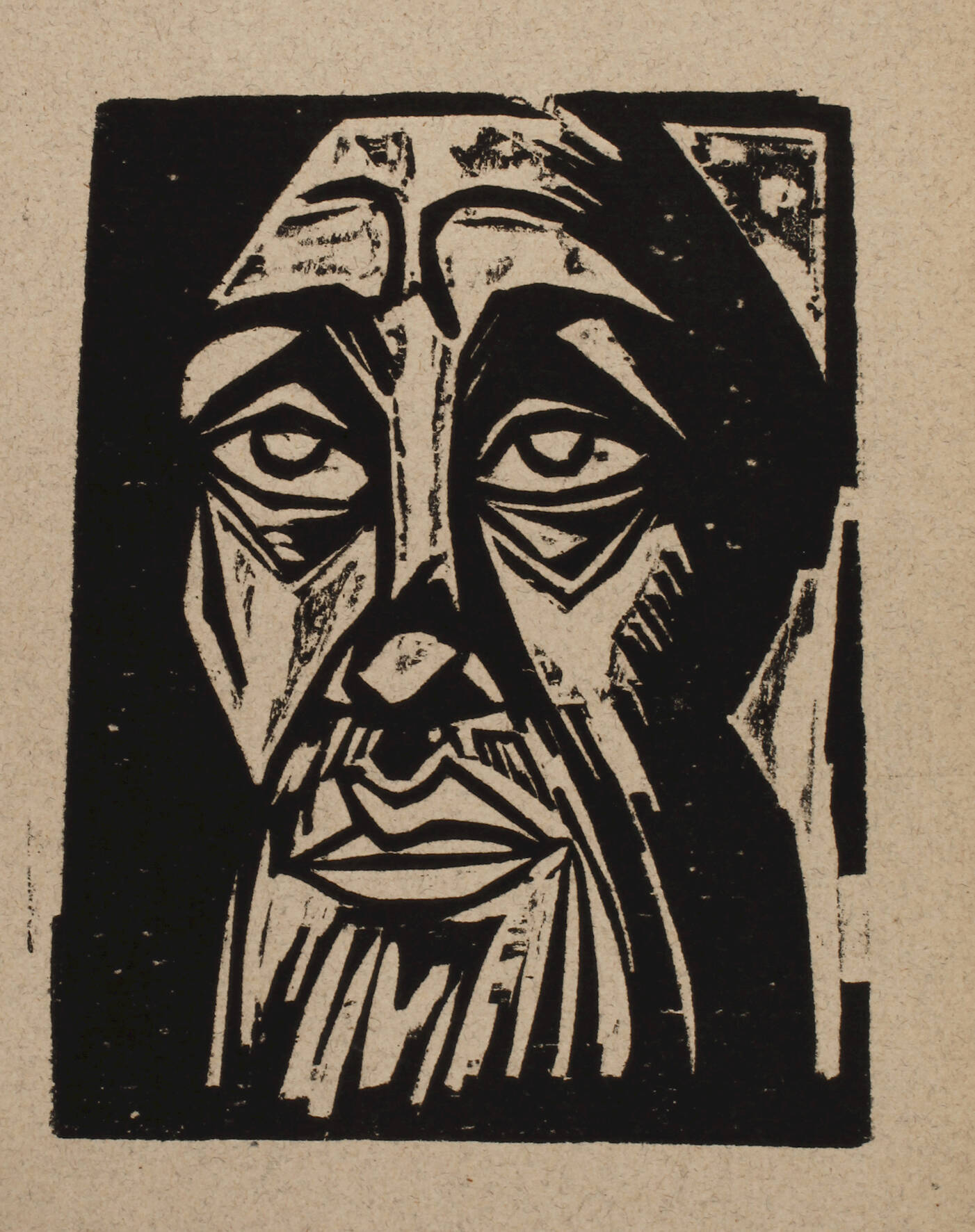 Hermann Max Pechstein, Männerkopf