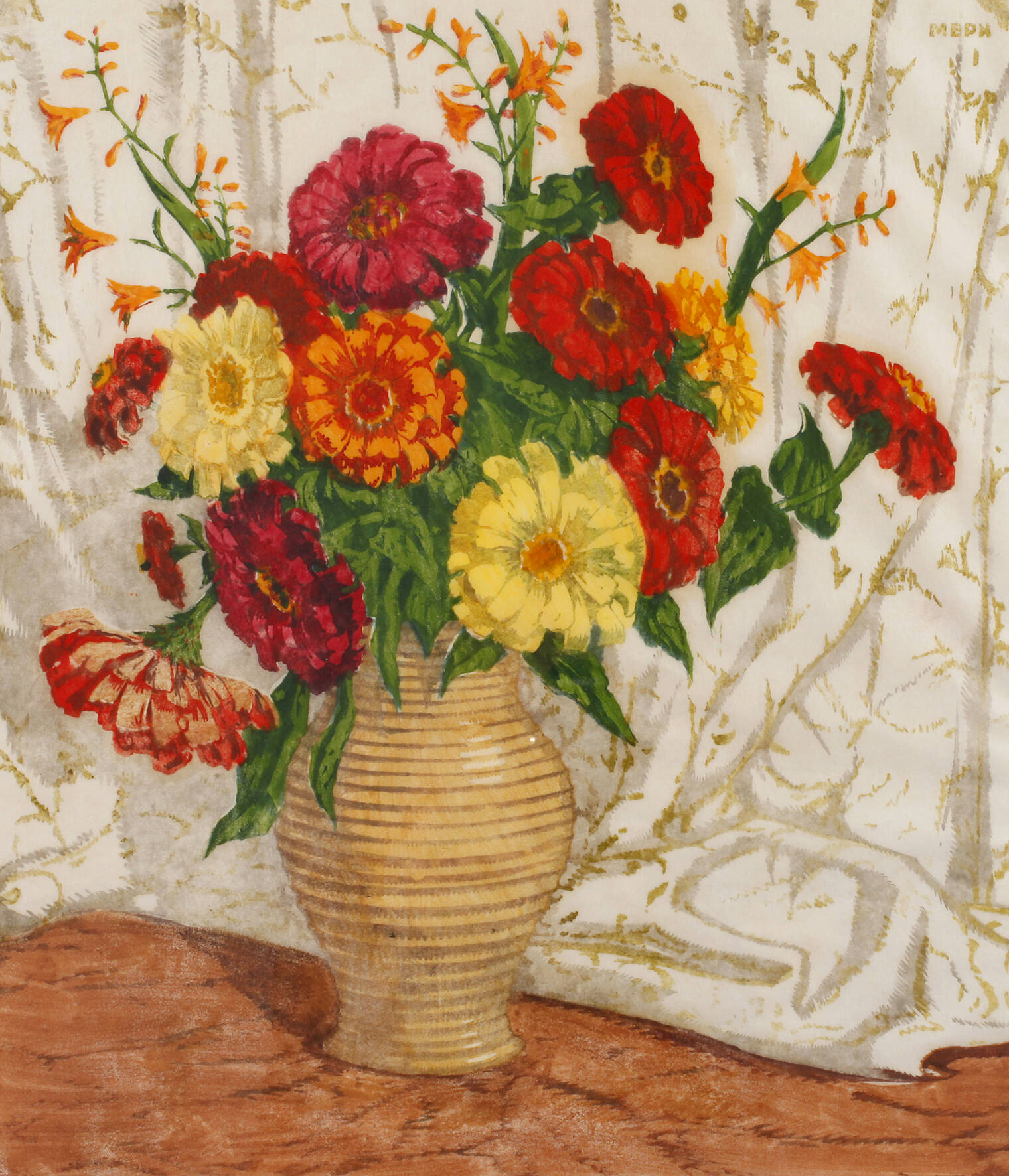 Martin Erich Philipp, "Zinnien"