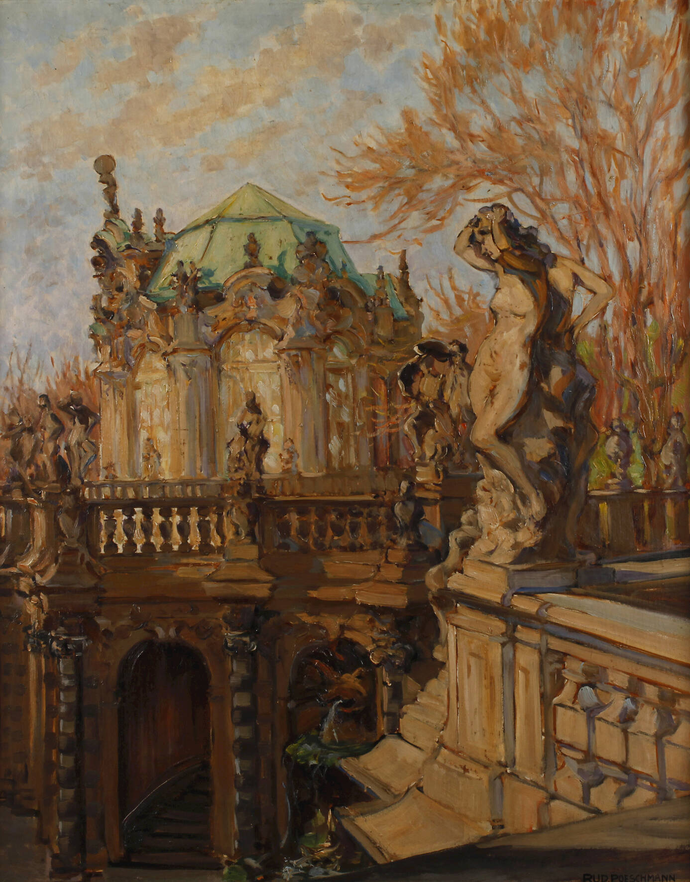 Rudolf Poeschmann, Dresdner Zwinger