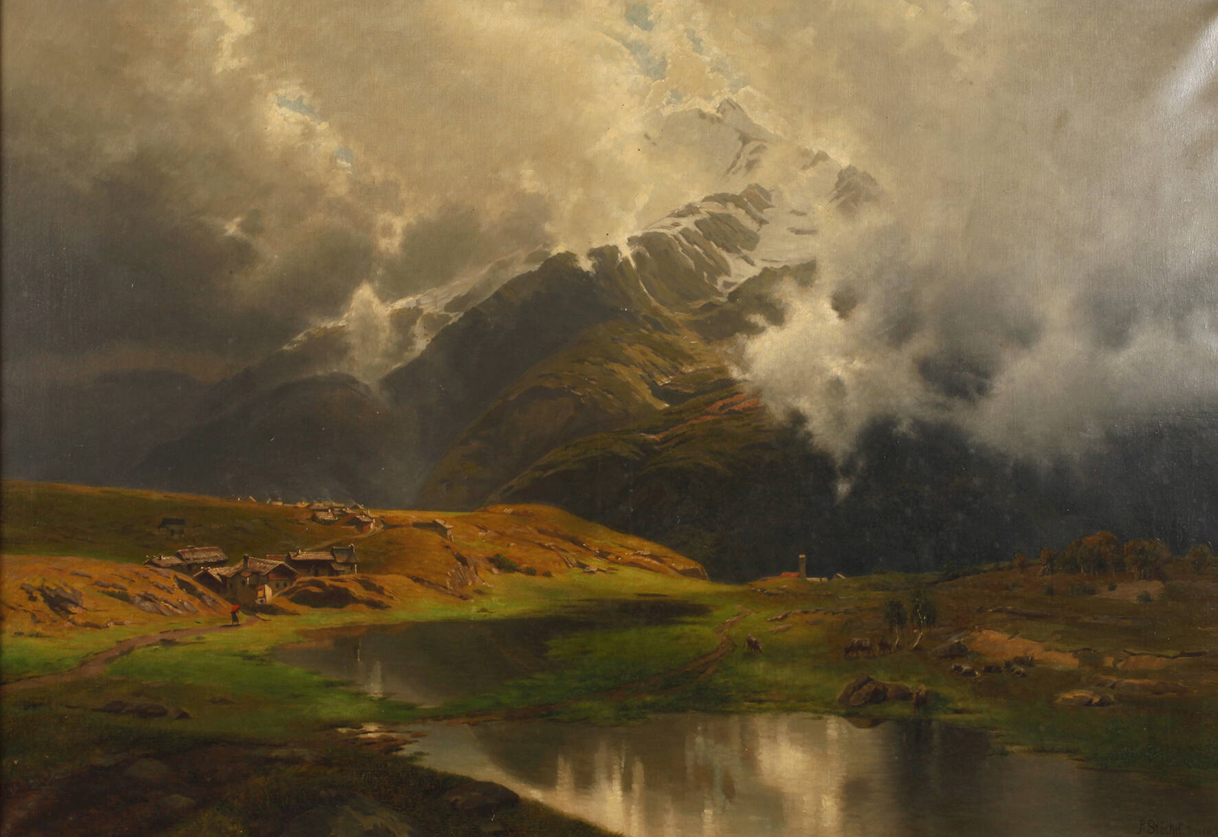 Peter Stöckel, Hochgebirgslandschaft