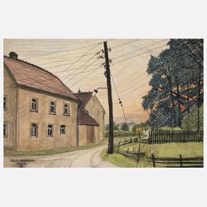 Fritz Tröger, Am Dorfrand