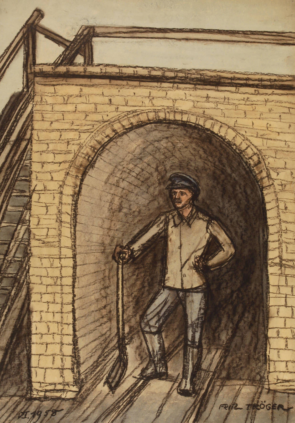 Fritz Tröger, Am Brennofen