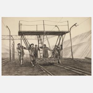 Fritz Tröger, Bei der Arbeit