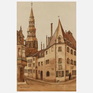 Am Kornmarkt in Zwickau