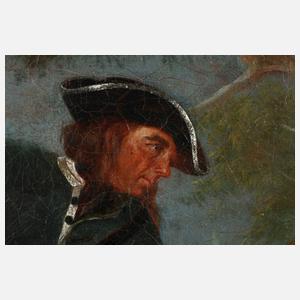 Johann Georg de Hamilton attr., Barocke Sauhatzszene