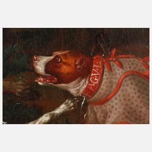 Johann Georg de Hamilton attr., Barocke Sauhatzszene