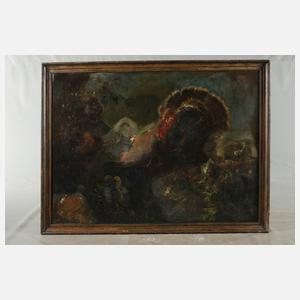 Barockes Stillleben mit Truthahn, 17. Jh.