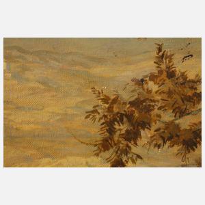 Oswald Achenbach, attr., Sommertag am Nemisee