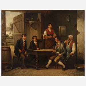 J. Arlet, Wirtshausszene