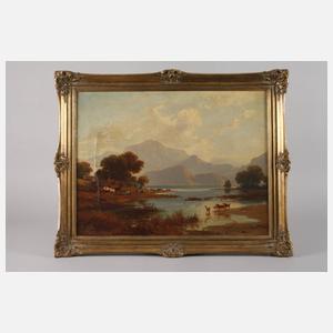 Max Brückner, Bukolische Landschaft