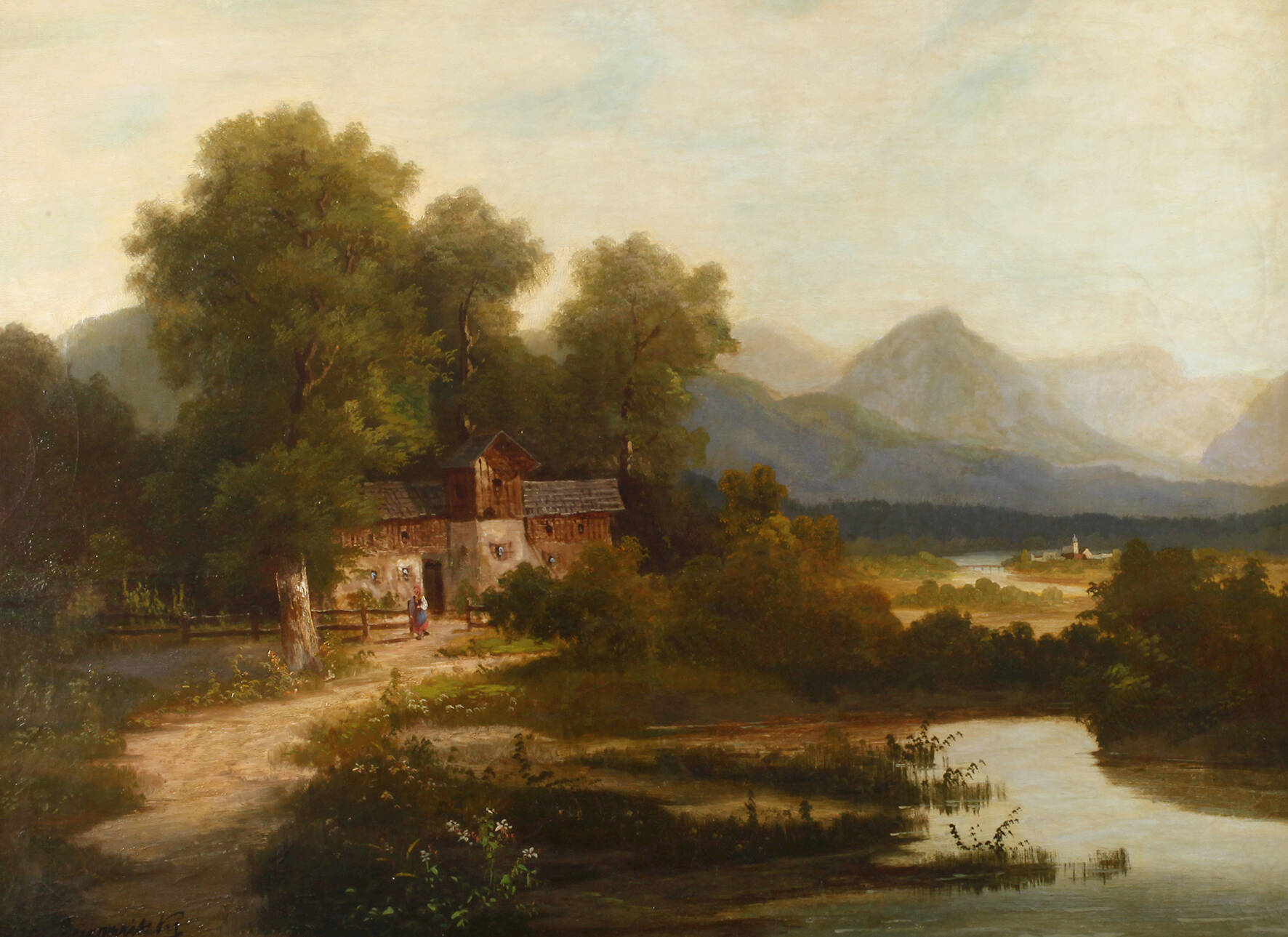 Jacob Bugaritzky, Idyllische Gebirgslandschaft