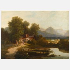 Jacob Bugaritzky, Idyllische Gebirgslandschaft