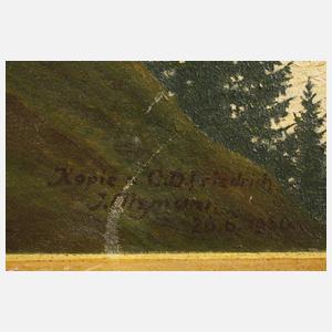 Kopie nach Caspar David Friedrich, "Tetschener Altar"