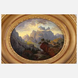 Wilhelm Georgy, attr., Abendstimmung