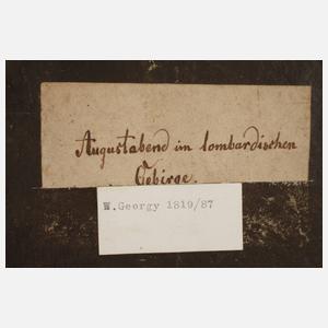 Wilhelm Georgy, attr., Abendstimmung