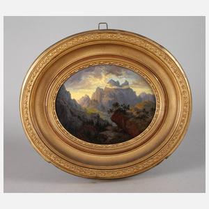 Wilhelm Georgy, attr., Abendstimmung