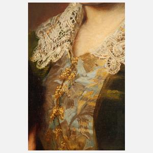 Prof. Andreas Groll, attr., Bildnis einer Mutter mit Tochter