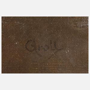 Prof. Andreas Groll, attr., Bildnis einer Mutter mit Tochter