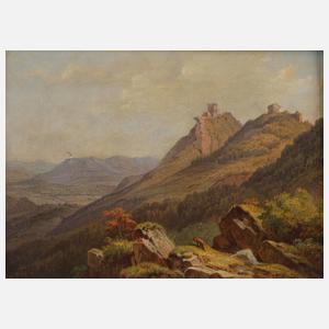 Friedrich Hohe, Blick auf Burg Trifels