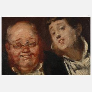 Hippolyte Michaud, Pendants "In der Oper"