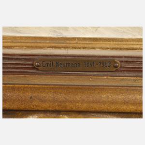 Prof. Emil Neumann, Winterliche Hasenjagd