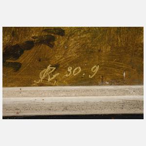 Otto Recknagel, Erlegter Hirsch