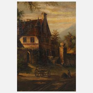 H. O. Schiele, Abendliche Mosellandschaft