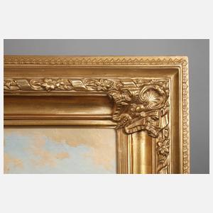 Carl Ludwig Schmitz, Romantische Landschaft mit Burgruine