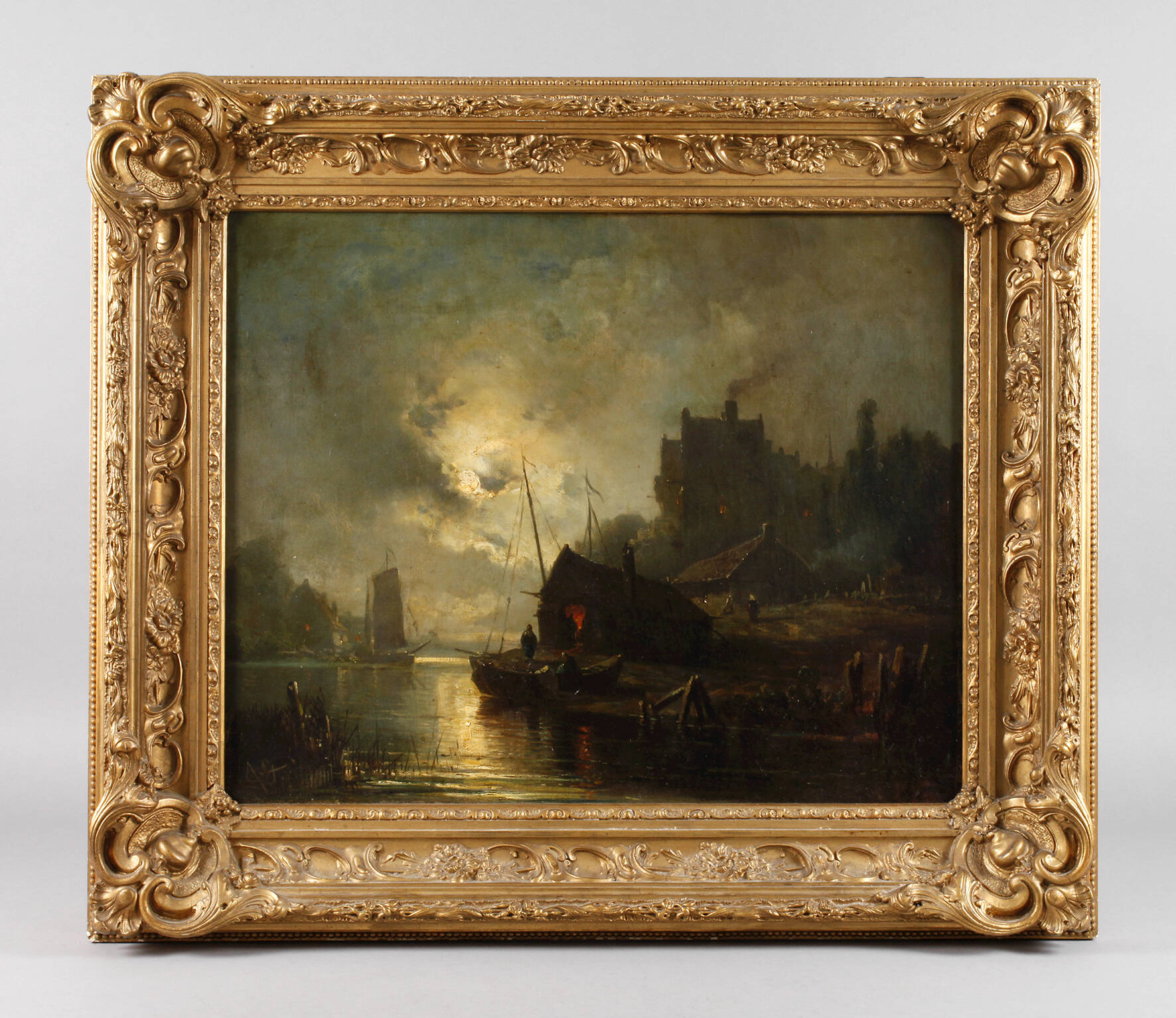 Adolf Stademann, Mondscheinlandschaft