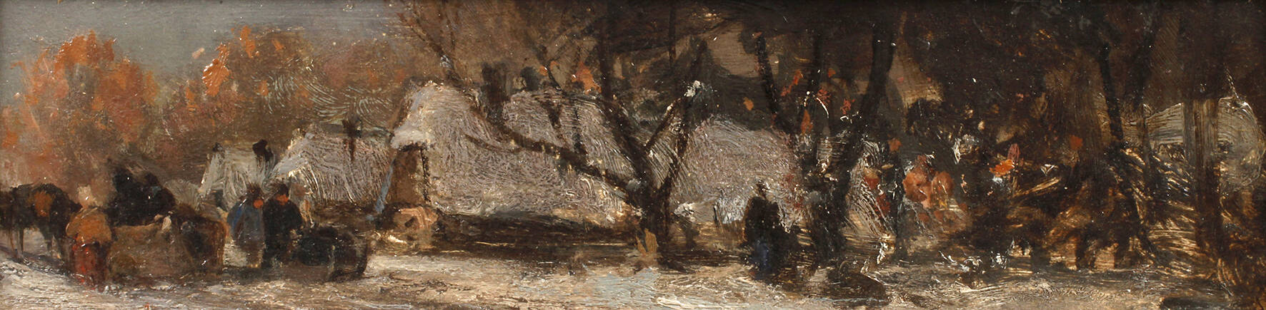 Adolf Stademann, Winterabend