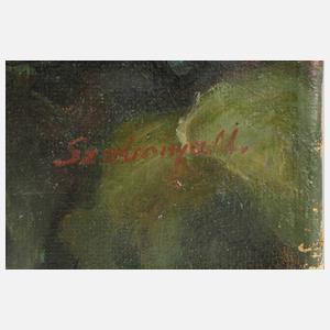 Mihaly Szobonya, Rauchendes Zigeunermädchen