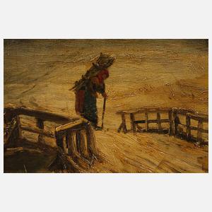 C. Wideman, Winter auf dem Land