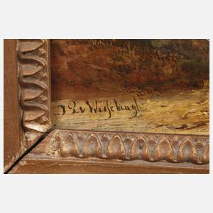 Johannes Pieter van Wisselingh, Idyllische Landschaft