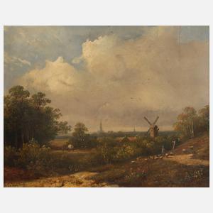 Johannes Pieter van Wisselingh, Idyllische Landschaft
