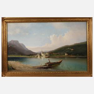 Friedrich Zahn, Blick auf Prien am Chiemsee