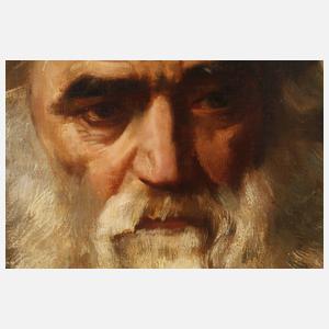 A. Zimmermann, Portrait eines bärtigen Herren