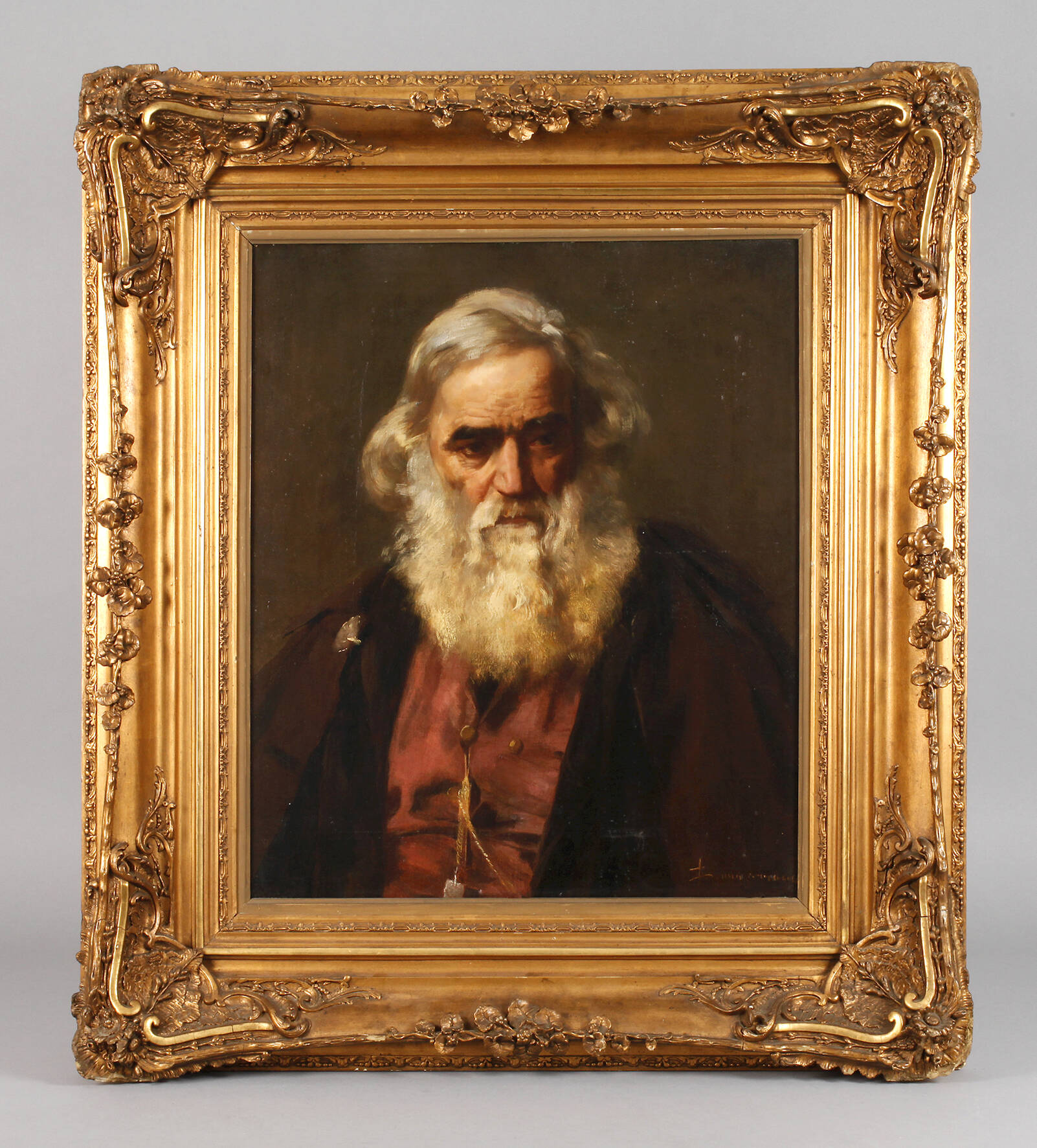 A. Zimmermann, Portrait eines bärtigen Herren